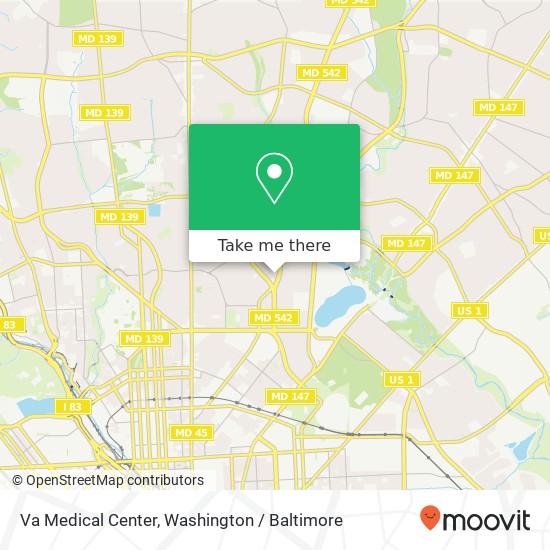 Mapa de Va Medical Center