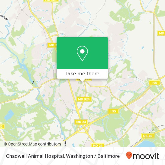 Mapa de Chadwell Animal Hospital