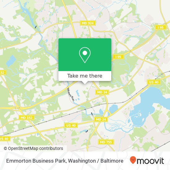 Mapa de Emmorton Business Park