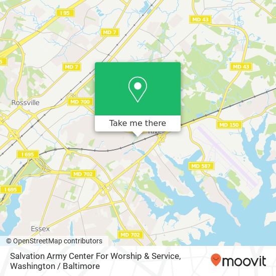 Salvation Army Center For Worship & Service map