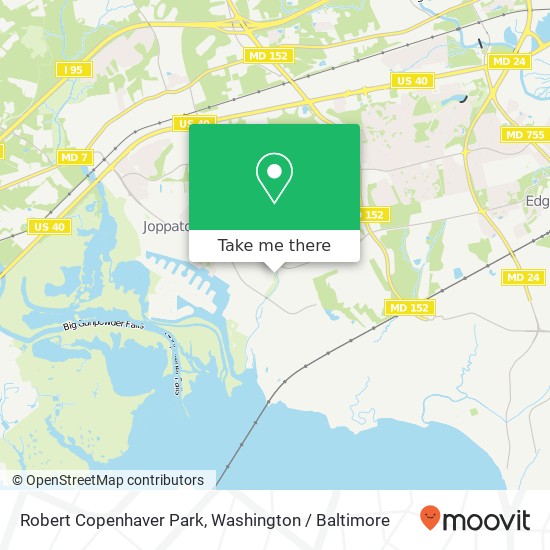 Mapa de Robert Copenhaver Park