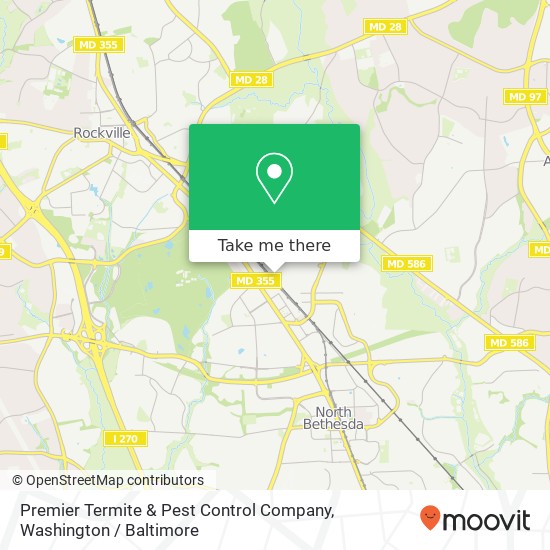 Mapa de Premier Termite & Pest Control Company