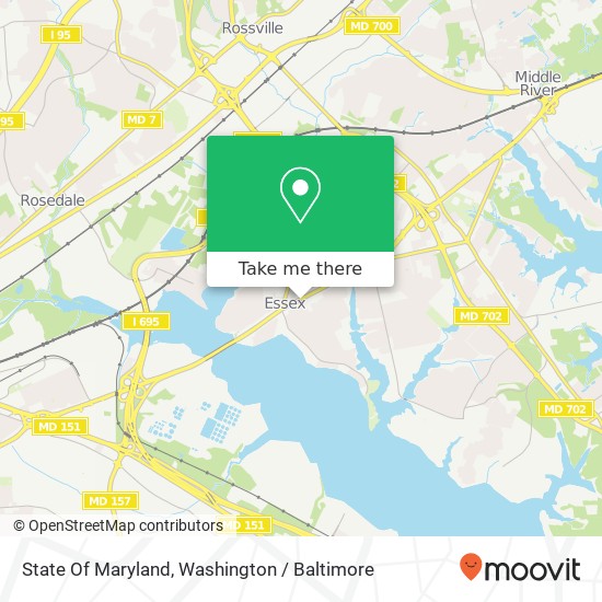 State Of Maryland map