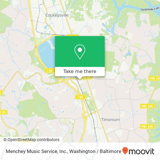 Menchey Music Service, Inc. map