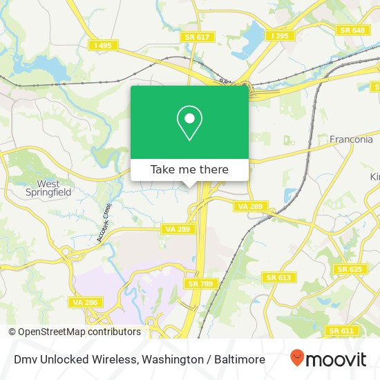 Mapa de Dmv Unlocked Wireless