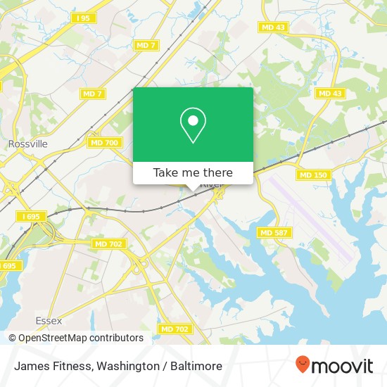 James Fitness map