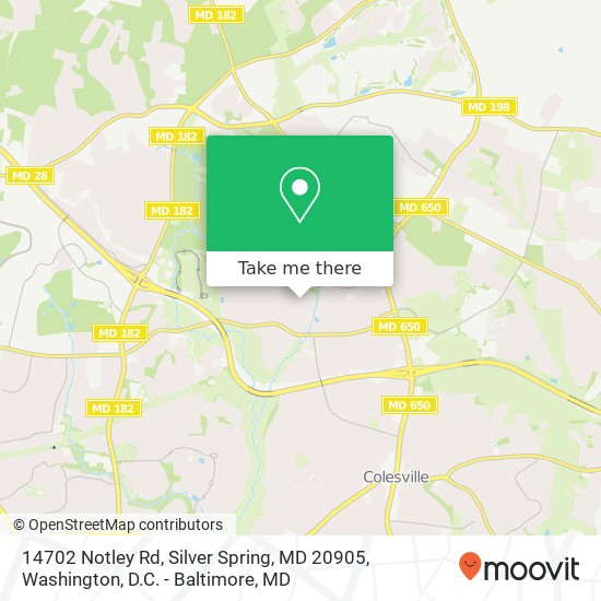 14702 Notley Rd, Silver Spring, MD 20905 map