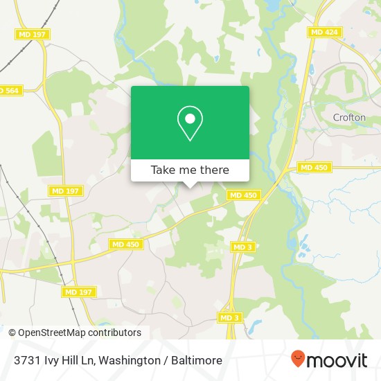 3731 Ivy Hill Ln, Bowie, MD 20715 map