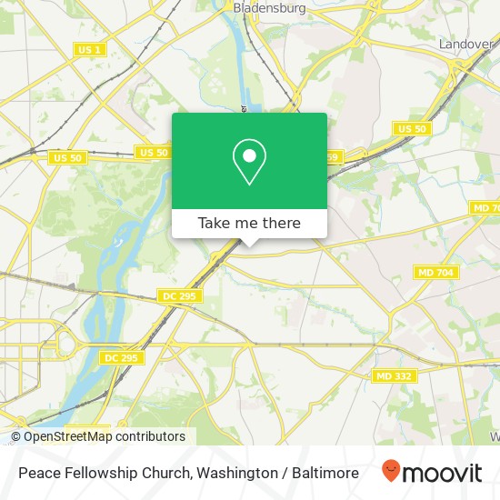 Peace Fellowship Church, 1047 45th St NE map