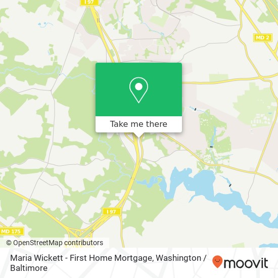 Mapa de Maria Wickett - First Home Mortgage, 8638 Veterans Hwy