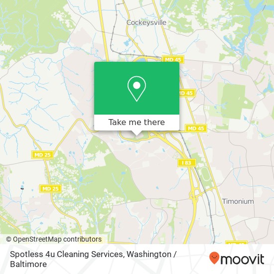 Spotless 4u Cleaning Services, Belmont Forest Ct map