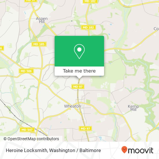 Mapa de Heroine Locksmith, 12041 Georgia Ave