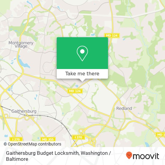 Gaithersburg Budget Locksmith, 8205 Whispering Oaks Way map
