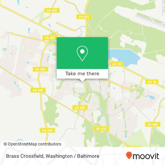 Mapa de Brass Crossfield, Chantilly, VA 20152