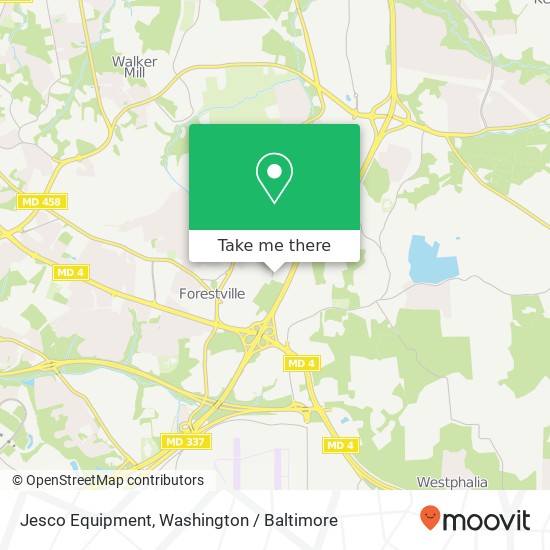 Mapa de Jesco Equipment, 8200 Cryden Way