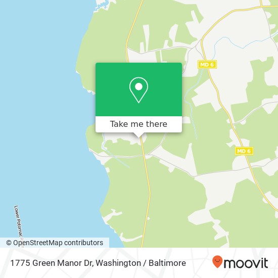 1775 Green Manor Dr, Nanjemoy, MD 20662 map