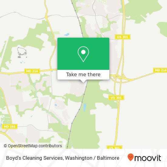 Mapa de Boyd's Cleaning Services, 506 Jenny Brook Ct
