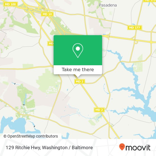 129 Ritchie Hwy, Pasadena, MD 21122 map