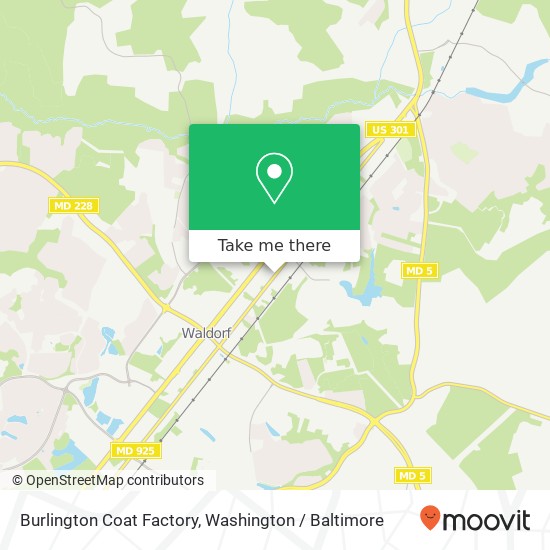 Burlington Coat Factory, Waldorf, MD 20601 map