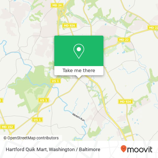 Mapa de Hartford Quik Mart, 696 Baltimore Pike