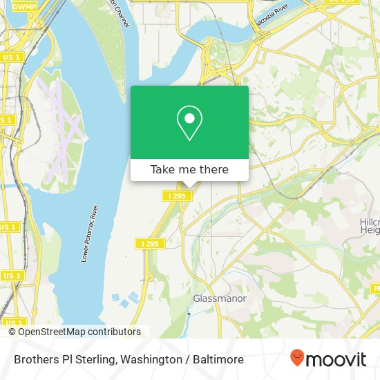 Brothers Pl Sterling, Washington, DC 20032 map