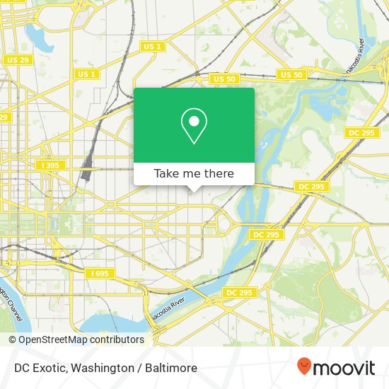 DC Exotic, 420 18th St NE map