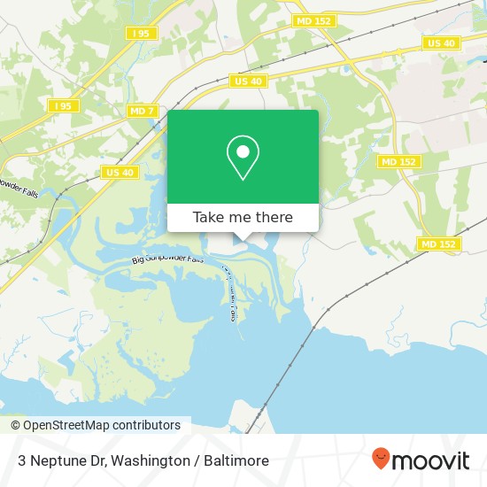 Mapa de 3 Neptune Dr, Joppa, MD 21085