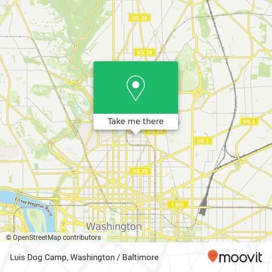 Luis Dog Camp, 12th Pl NW map