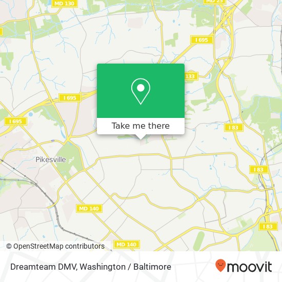 Dreamteam DMV map