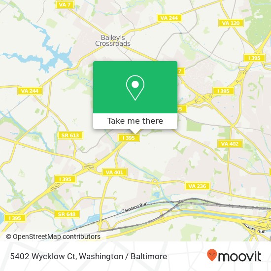 5402 Wycklow Ct, Alexandria, VA 22304 map