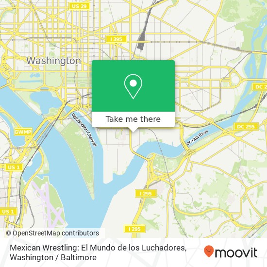 Mexican Wrestling: El Mundo de los Luchadores map