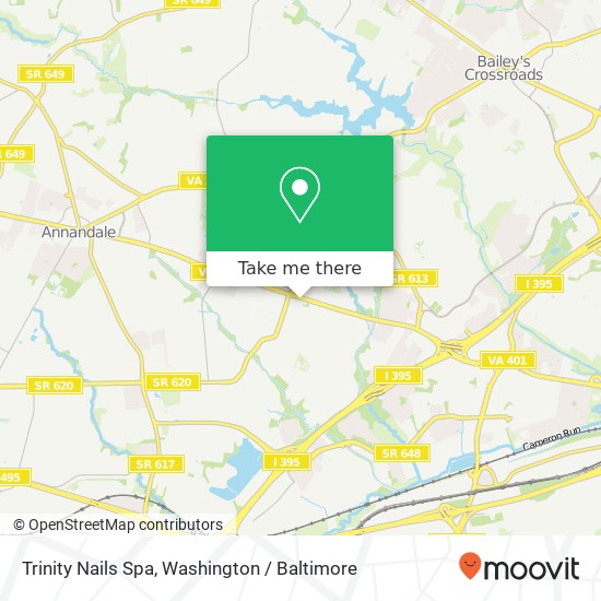 Trinity Nails Spa map
