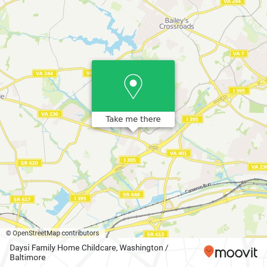 Mapa de Daysi Family Home Childcare, 6304 King Louis Dr