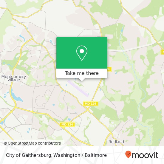Mapa de City of Gaithersburg