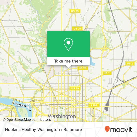 Hopkins Healthy, 2303 14th St NW map