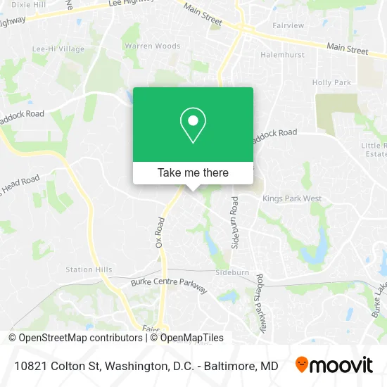 10821 Colton St map