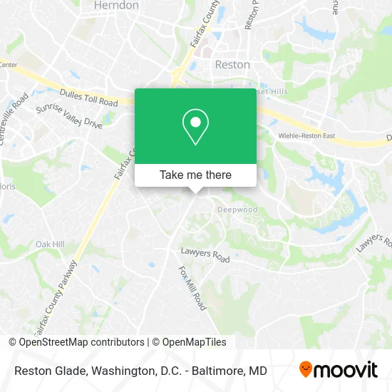 Reston Glade map