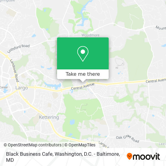 Black Business Cafe map