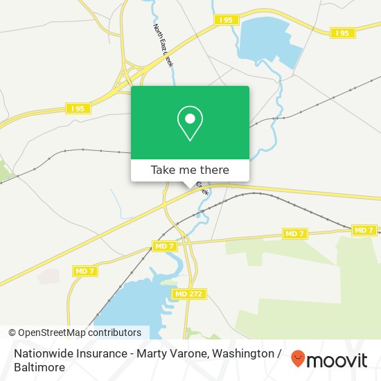 Mapa de Nationwide Insurance - Marty Varone, 2257 Pulaski Hwy