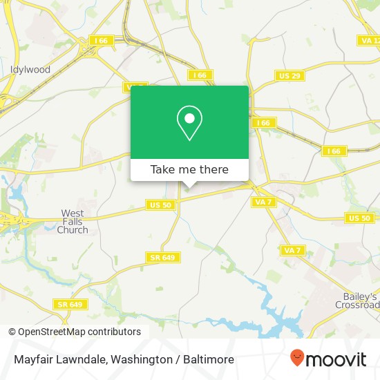 Mayfair Lawndale, Falls Church, VA 22042 map