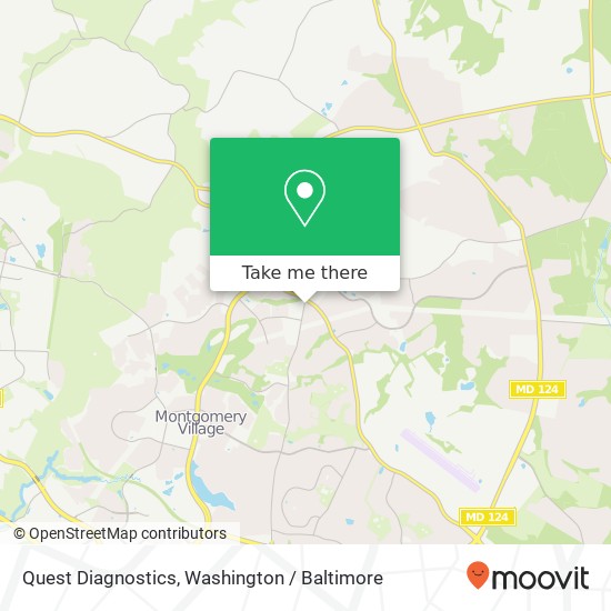 Mapa de Quest Diagnostics, 20211 Goshen Rd