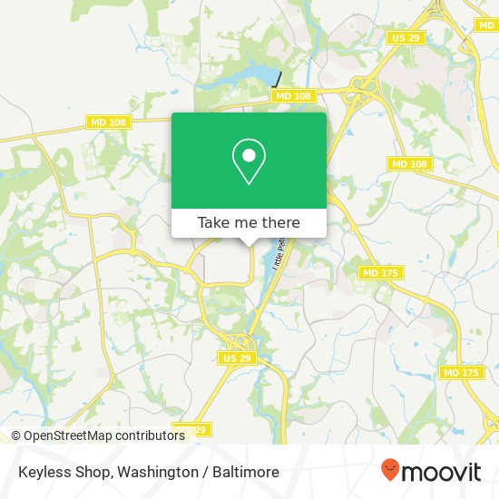 Keyless Shop, 10300 Little Patuxent Pkwy map