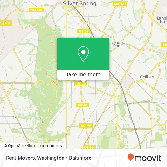 Mapa de Rent Movers, Missouri Ave NW