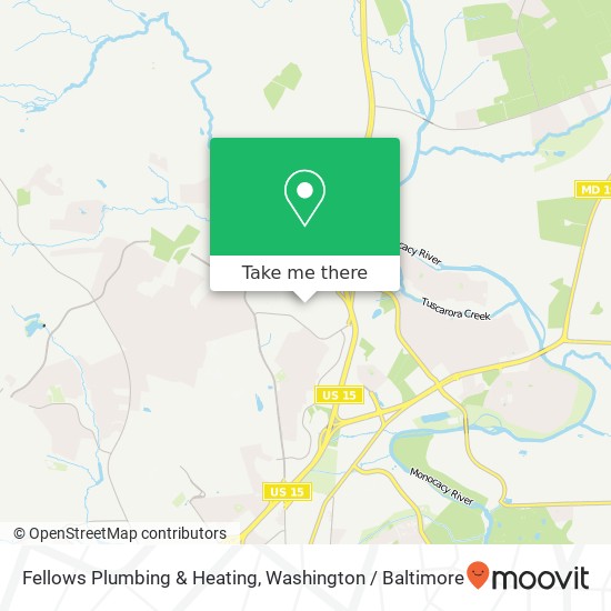 Fellows Plumbing & Heating, 11 Byte Ct map