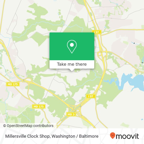 Mapa de Millersville Clock Shop, 1179 Dicus Mill Rd