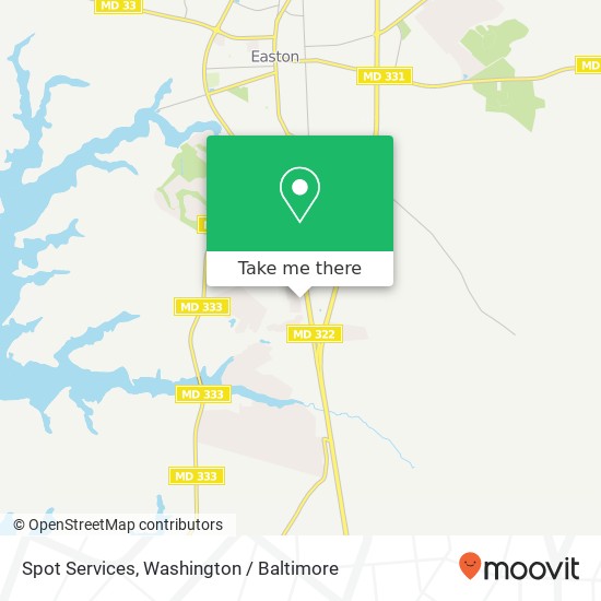 Mapa de Spot Services, 7080 Lauren Ln