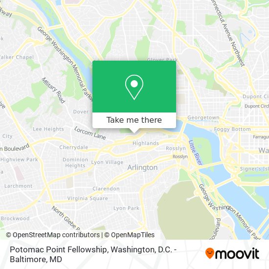Potomac Point Fellowship map