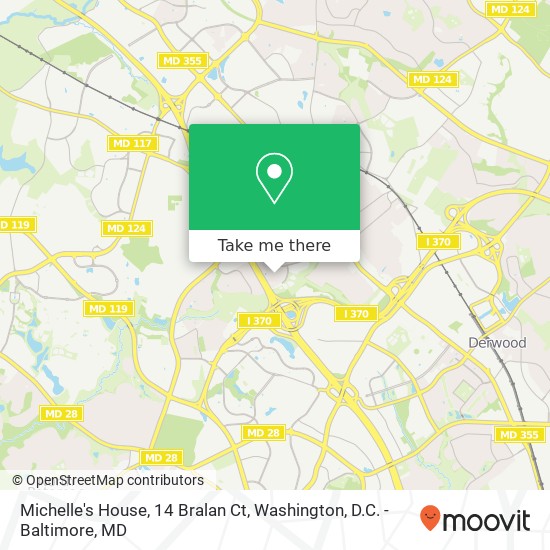 Mapa de Michelle's House, 14 Bralan Ct