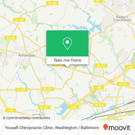 Mapa de Yousefi Chiropractic Clinic, Little River Tpke