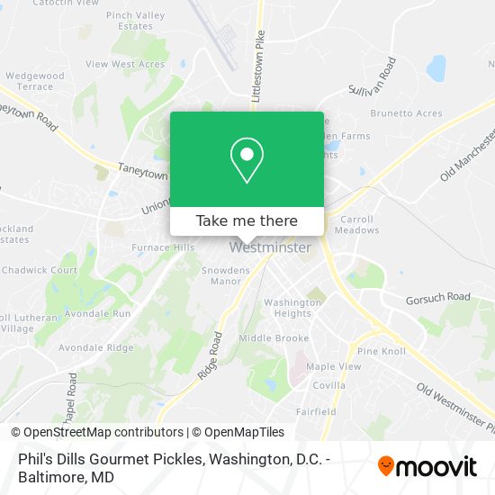 Phil's Dills Gourmet Pickles map